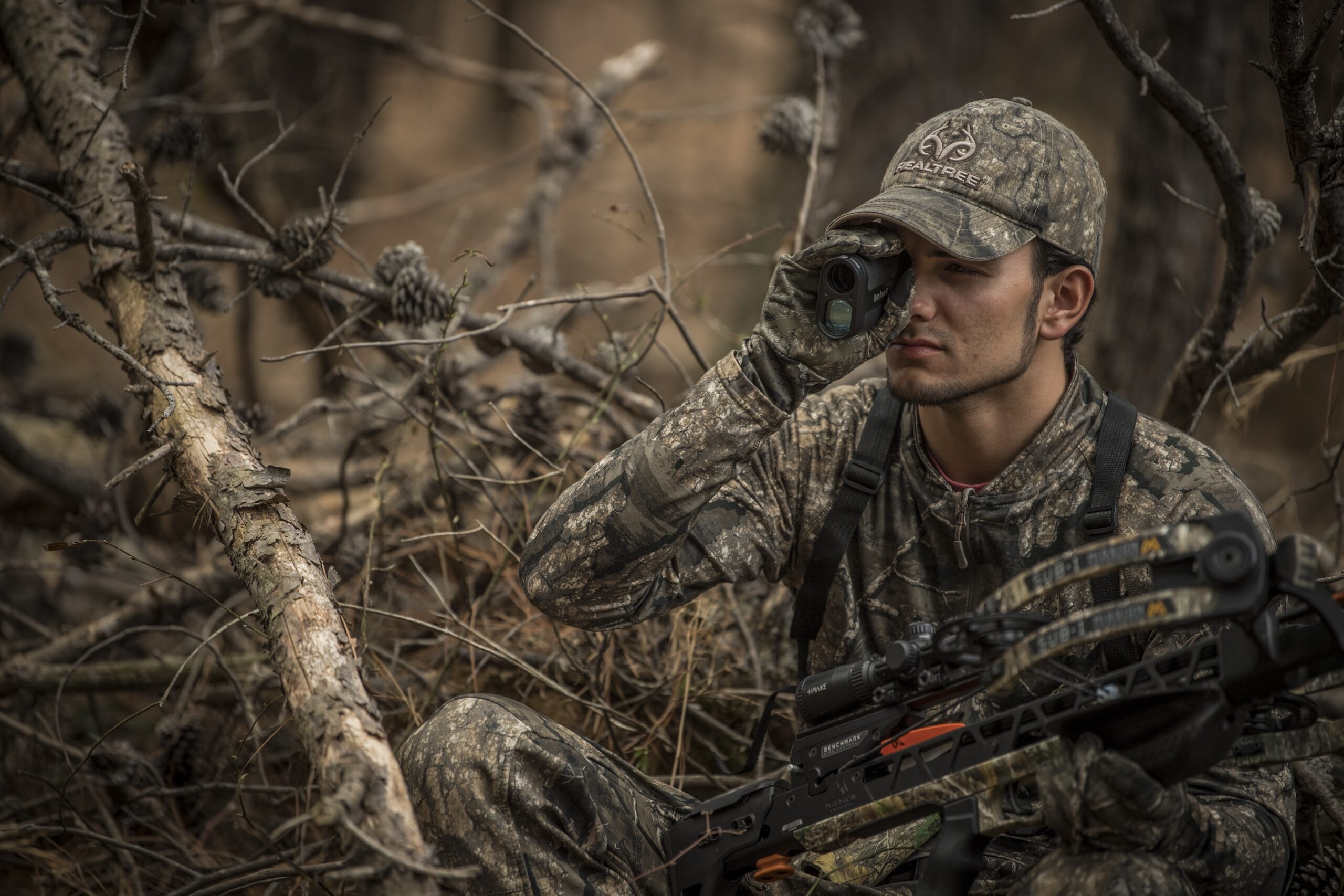 Today's crossbows shoot flat, but a rangefinder is essential for maximum long-range accuracy.